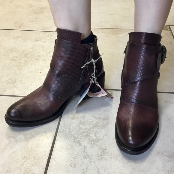 NWT A.S.98 Olin Ankle boots textured leather (40) 10 - Picture 11 of 14